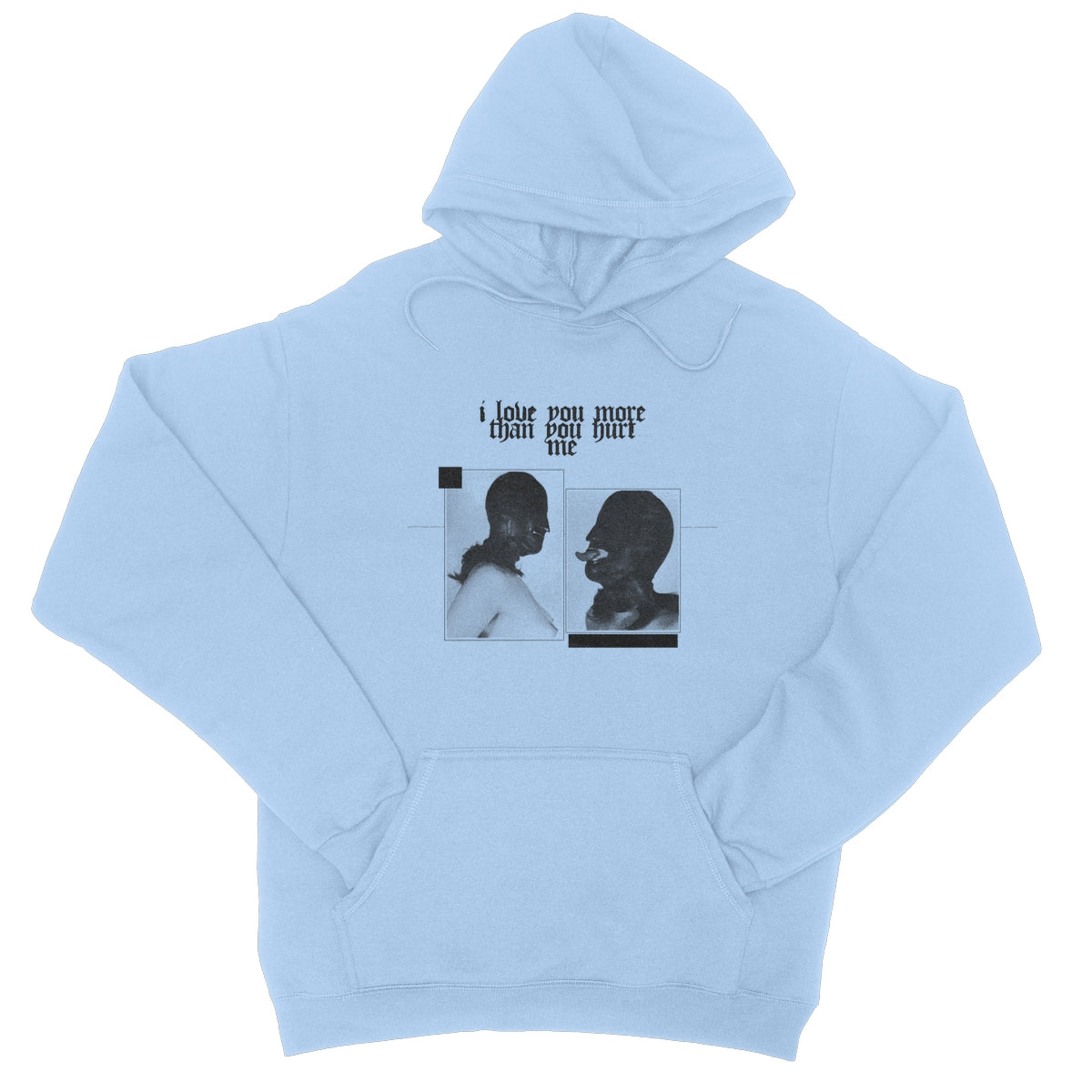 love u more College Hoodie