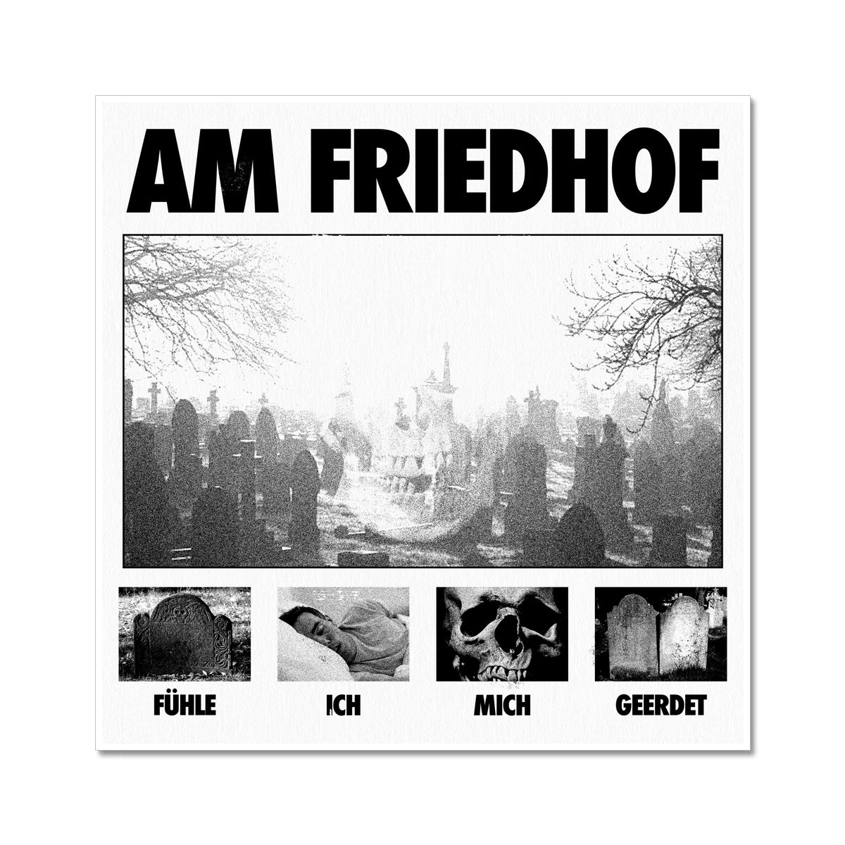 Am Friedhof fühle ich mich geerdet Fine Art Print